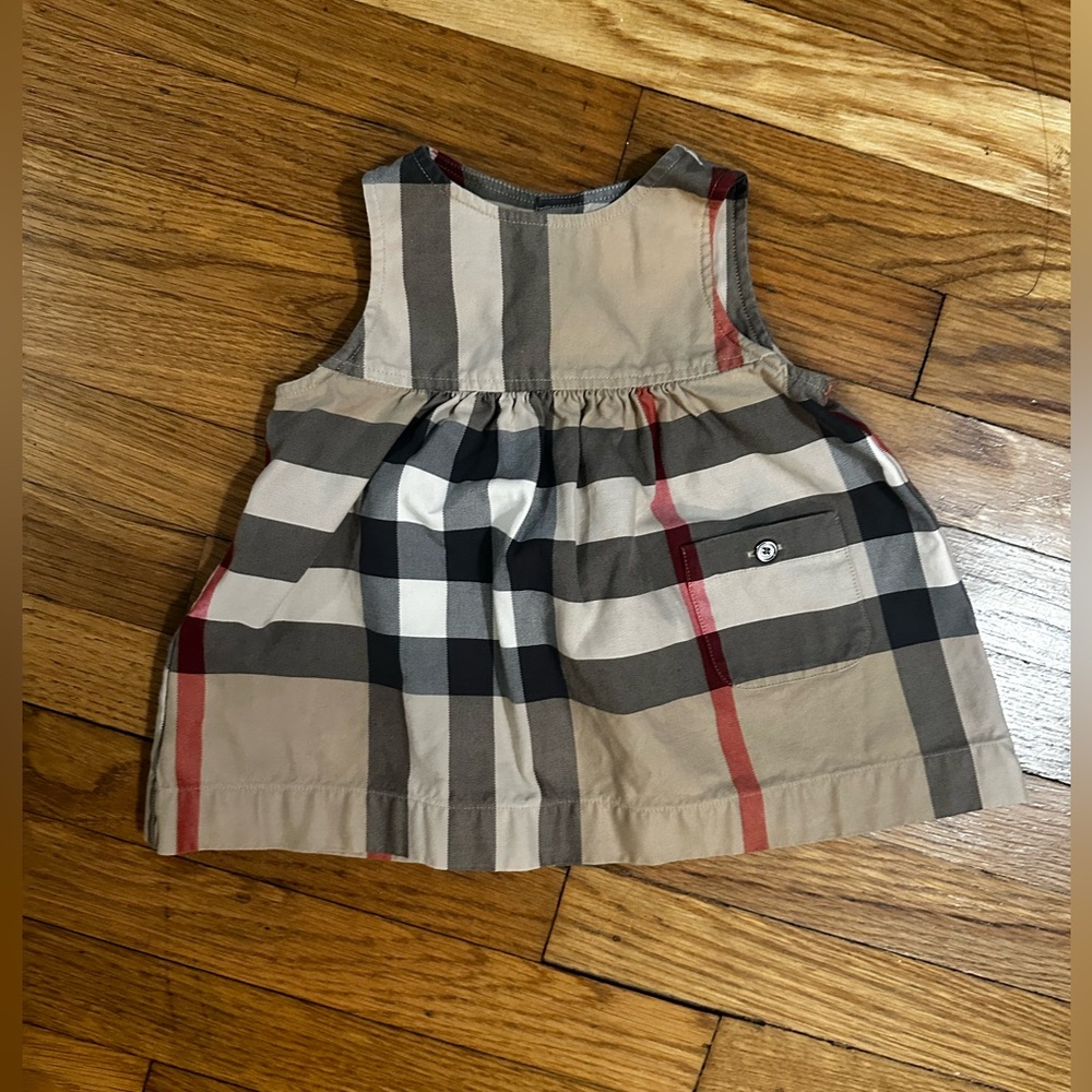 Burberry Kids' Gray Striped Apparel